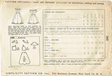 1940s Vintage Simplicity Sewing Pattern 2686 Sweet Little Girls Dress or Gown Sz 7