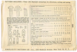 1940s Vintage Simplicity Sewing Pattern 2689 Uncut Misses Maternity Suit Sz 32 B