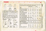 1950s Vintage Simplicity Sewing Pattern 2692 Uncut Misses Cocktail Dress Sz 34 B