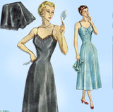 1940s Vintage Simplicity Sewing Pattern 2692 Misses Princess Slip & Panties 32 B - Vintage4me2