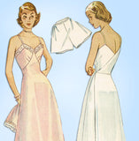 1940s Vintage Simplicity Sewing Pattern 2694 Misses Maternity Slip Size 32 Bust - Vintage4me2