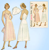 1940s Vintage Simplicity Sewing Pattern 2694 Misses Maternity Slip Size 32 Bust - Vintage4me2