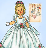 1950s Vintage Simplicity Sewing Pattern 2717 12 Inch Shirley Temple Doll Clothes