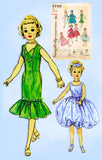 Simplicity 2745: 1950s Uncut 14in Miss Revlon Doll Clothes Set Vintage Sewing Pattern
