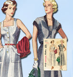 1940s Vintage Simplicity Sewing Pattern 2847 Misses Sun Dress & Bolero Sz 37B by Vintage4me2