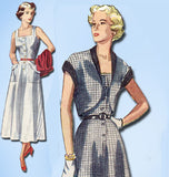 1940s Vintage Simplicity Sewing Pattern 2847 Misses Sun Dress & Bolero Sz 37B by Vintage4me2