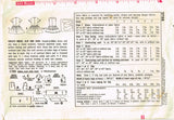 1950s VTG Simplicity Sewing Pattern 2788 Uncut Toddler Girls Dress & Slip Sz 2