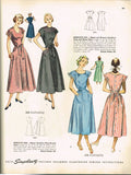 Simplicity 2838: 1940s Lovely Misses House Dress Sz 32 B Vintage Sewing Pattern