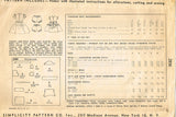 Simplicity 2856: 1940s Toddler Girls Dress & Panties Size 6 Vintage Sewing Pattern