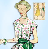 1940s Vintage Simplicity Sewing Pattern 2877 Uncut Misses Simple Dress Size 32 B