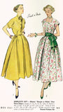 1940s Vintage Simplicity Sewing Pattern 2877 Uncut Misses Simple Dress Size 32 B