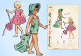 Simplicity Pattern 2980 Toddler Girls Romper Size 2