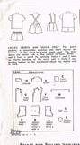 1940s Vintage Simplicity Sewing Pattern 2891 Easy Toddler Shirt and Shorts Sz 2