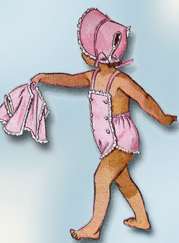 Simplicity Pattern 2892 Romper or Sun Suit Size 1