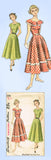 1940s Original Vintage Simplicity Sewing Pattern 2896 Truly Teen Dress Size 30 B