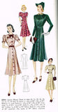 Simplicity 2894: 1930s Uncut Misses Princess Dress 35 B Vintage Sewing Pattern