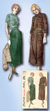 1940s Vintage Simplicity Sewing Pattern 2942 Misses Bolero Suit Size 12 30 Bust