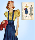 1930s Vintage Simplicity Sewing Pattern 2970 Uncut Misses Skirt & Blouse Size 33 Bust