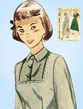 Simplicity 2973: 1940s Easy Uncut Misses Dress Sz 32 B Vintage Sewing Pattern