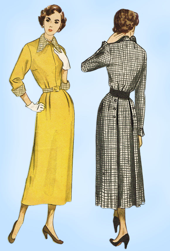 Simplicity 3006: 1940s Uncut Misses Dress Size 34 Bust Vintage Sewing Pattern - Vintage4me2