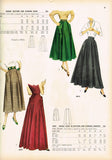 1940s Vintage Simplicity Sewing Pattern 3015 Uncut Misses Evening Skirt Sz 28 W