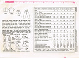 1950s Vintage Simplicity Sewing Pattern 3027 Toddler Girls Play Clothes Size 5
