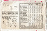 1960s Vintage Simplicity Sewing Pattern 3083 Reversible Wrap Skirt or Jumper 31B