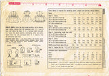 Simplicity 3095: 1950s Sweet Toddler Girls Dress Vintage Sewing Pattern - Back