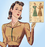 1930s Vintage Simplicity Sewing Pattern 3136 Misses Feminine Dress Size 32 Bust