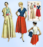 1950s Vintage Simplicity Sewing Pattern 3159 Uncut Misses Dressy Suit Sz 32 Bust