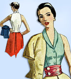 1950s Vintage Simplicity Sewing Pattern 3159 Uncut Misses Dressy Suit Sz 32 Bust
