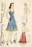 1930s Vintage Simplicity Sewing Pattern 3164 Uncut Misses Slip or Camisole 36 B
