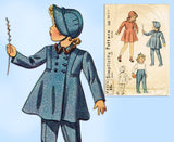 Simplicity 3169: 1930s Baby Girls and Bonnet Sz 2 Vintage Sewing Pattern - Vintage4me2