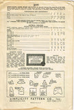 Simplicity 3177: 1930s Uncut Girls Jumper Dress Size 8 Vintage Sewing Pattern