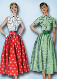 1950s Original Vintage Simplicity Sewing Pattern 3200 Misses Skirt & Blouse 34 B