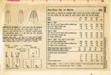 1960s Original Vintage Simplicity Pattern 3202 Sub Teen Girls Skirt Set Sz 24 W