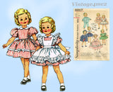 1950s Vintage Simplicity Sewing Pattern 3217 Uncut 17 Inch Shirley Temple Doll Clothes