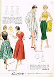 1950s Vintage Simplicity Sewing Pattern 3250 Misses Bra Top and Capri Pants 30B