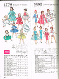 Simplicity 3252: 1950s Cute 21in Miss Revlon Doll Clothes Set Vintage Sewing Pattern