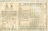 1950s Vintage Simplicity Sewing Pattern 3252 Uncut Misses Tucked Dress Size 30 B