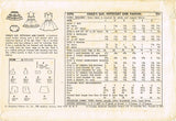 1950s Vintage Simplicity Sewing Pattern 3296 Baby Girls Slip & Undies Set Size 3