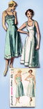 1950s Vintage Plus Size Slip Uncut 1950 Simplicity Sewing Pattern 3352 Size 42 B