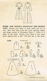 1950s Vintage Simplicity Sewing Pattern 3368 Uncut Plus Size Housecoat 40 Bust