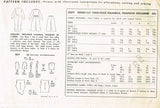 1950s Vintage Simplicity Sewing Pattern 3377 Uncut Toddler's 2 PC Pajamas 6 mos