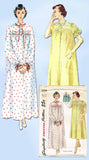 1950s Vintage Simplicity Sewing Pattern 3388 Uncut Misses Nightgown Size 14 32B