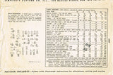 1950s Vintage Simplicity Sewing Pattern 3407 20 Inch Bridal Doll Clothes Set