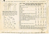 1950s Vintage Simplicity Sewing Pattern 3465 Misses Maternity Dress & Jacket 32B