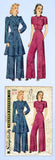 1930s Vintage Simplicity Sewing Pattern 3504 Misses Pajama Set w Housecoat 30 B