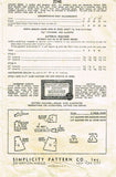 1940s Vintage Simplicity Sewing Pattern 3546 Toddler Girls WWII Dress Size 4 23B