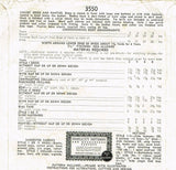 Fabric Requirements and Notions for Simplicity 3550
